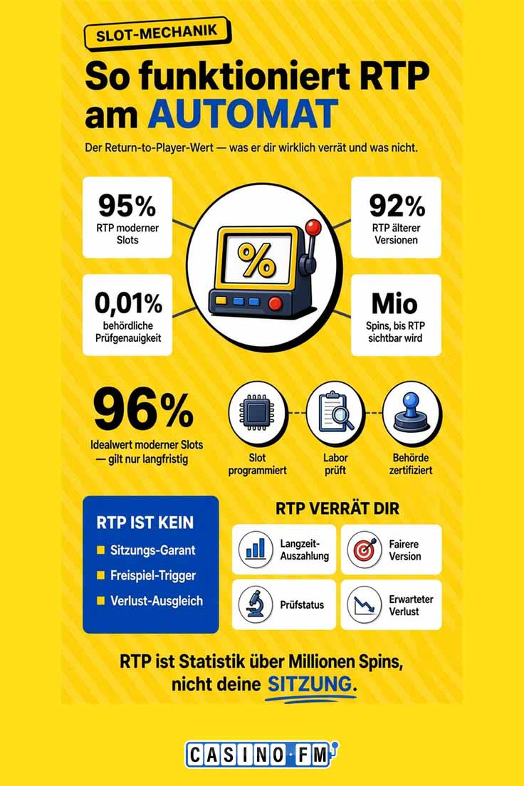 RTP bei Slots, Grafik