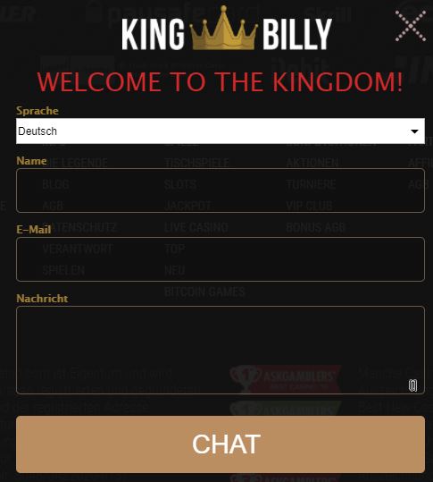 King Billy Support