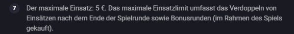 N1 Casino Bonus Einsatzlimit