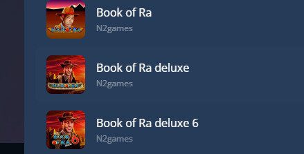 Book of Ra Platin Casino
