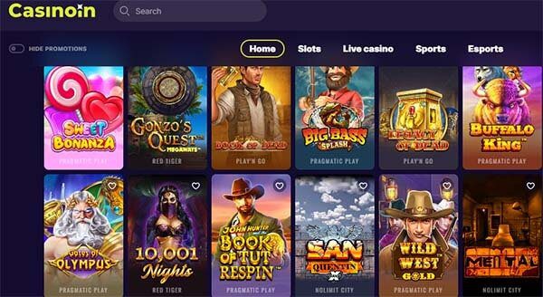 Casinoin Spiele