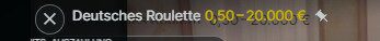 Online Roulette Einsatz