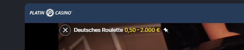 Deutsche Roulette Evolution Einsatz min max