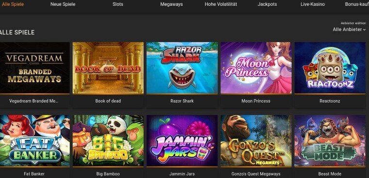 Vegadream Casino Slots