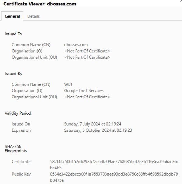DBosses SSL-Verschlüsselung