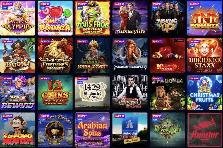 Megaslot Casino-Spiele