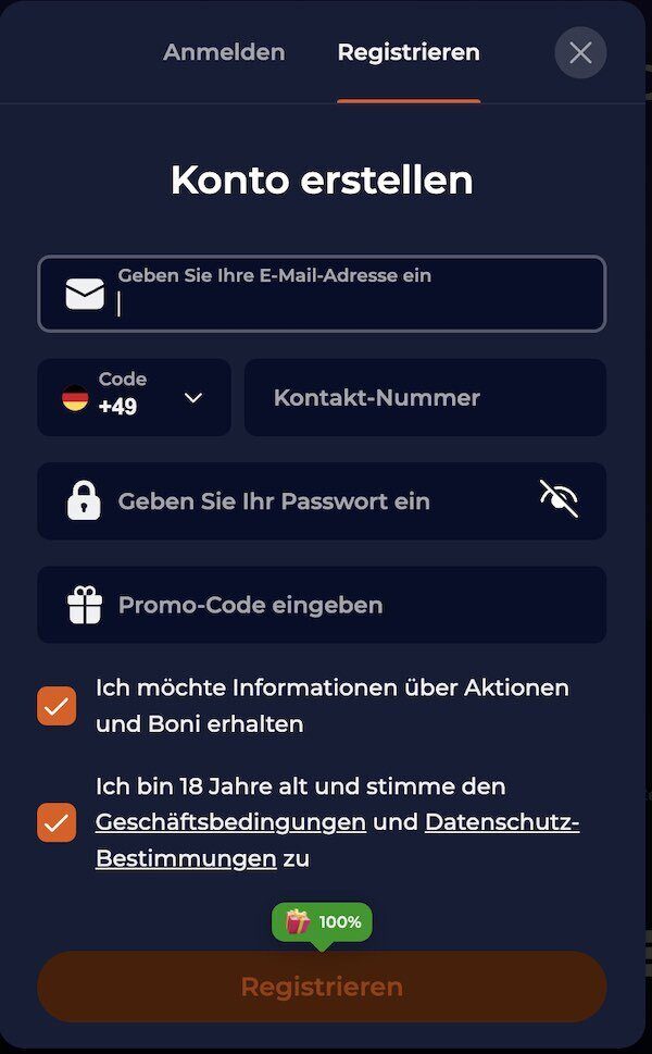 nine casino registrierung