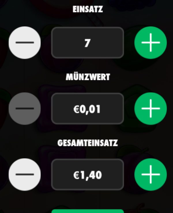 Sweet Bonanza Einsätze