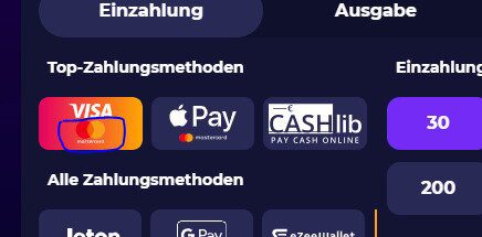 Online Casino Mastercard einzahlen