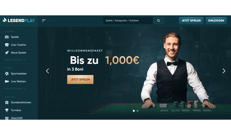 Legendplay Casino Startseite
