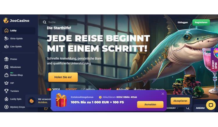 Joo Casino Startseite
