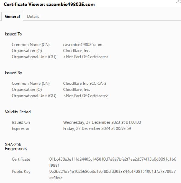 Casombie SSL-Verschlüsselung
