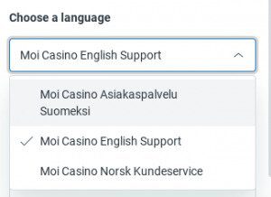 Moi Casino Chat Menü