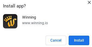Winning.io App Download