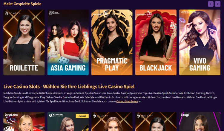 Live Casino bei Haz Casino