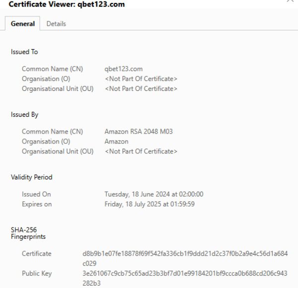 Qbet SSL-Verschlüsselung
