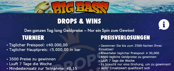 Big Bass Bonanza Drops and Wins