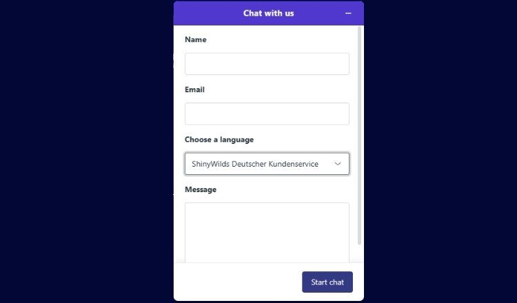shinywilds-live-chat