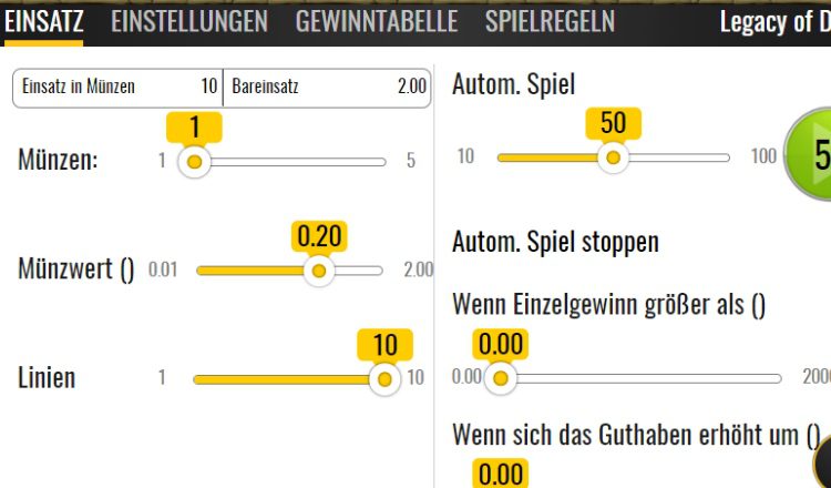 Legacy of Dead Einsatz