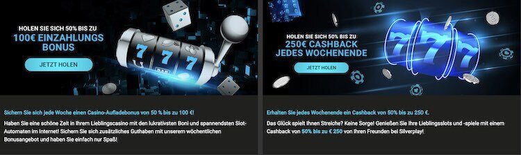 Silverplay Casino Aktionen