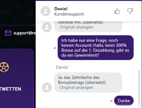 Nova Jackpot Casino Livechat