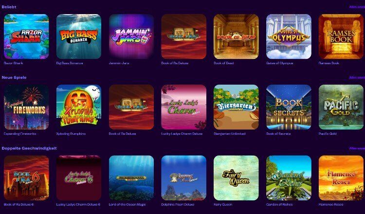Rootz Casino Spiele