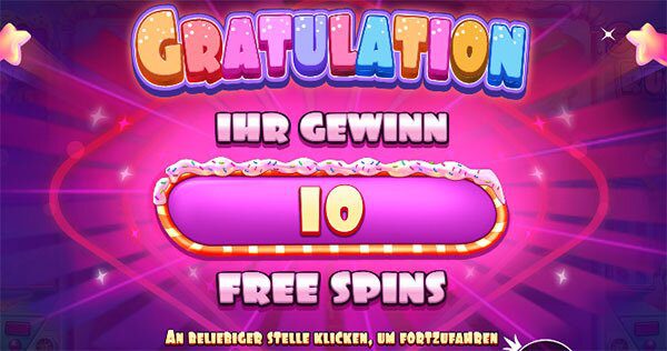 Sugar Rush Freispiel-Feature