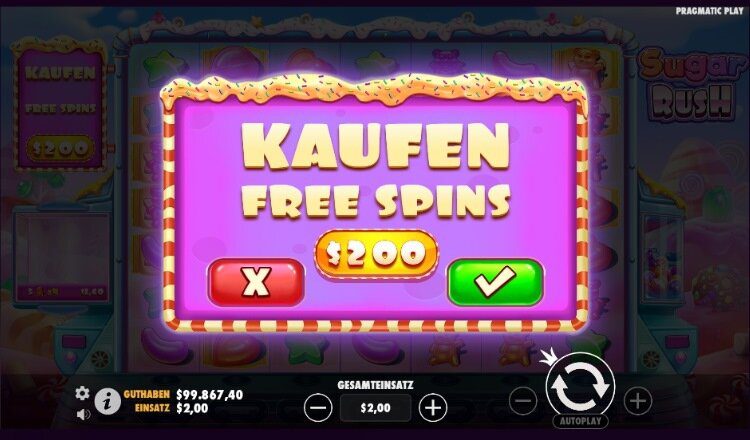 Sugar Rush Bonus kaufen