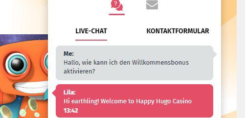 Happy Hugo Kundendienst
