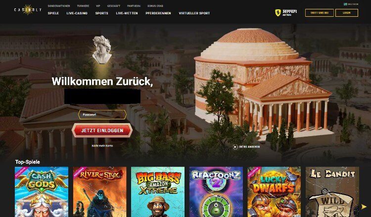 Casinoly Startseite
