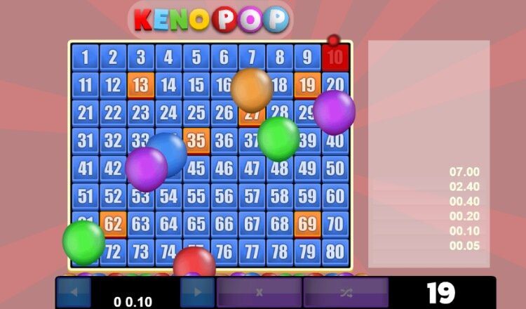 Keno Pop von 1x2 Gaming