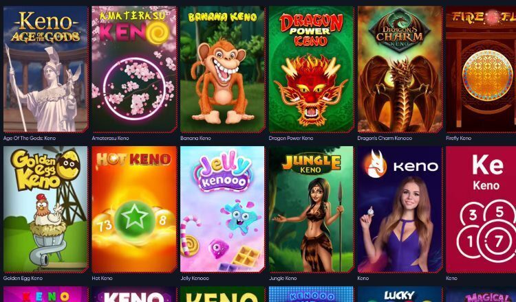 Keno Spiele im Quickwin Casino