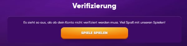 Kingmaker Kontoverifizierung