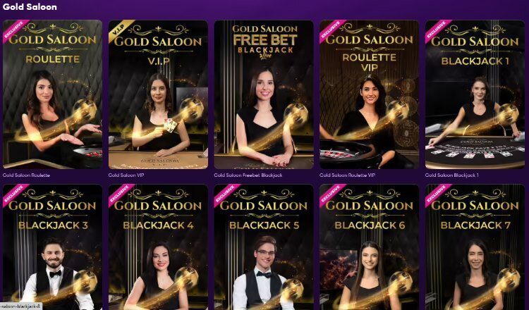 Kingmaker Live Casino Gold Saloon