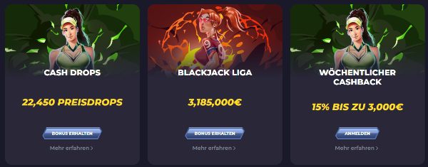 Powbet Cashback und Turniere