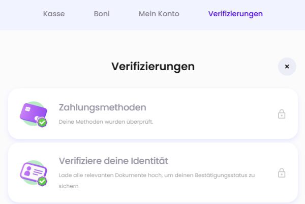 Trickz Kontoverifizierung