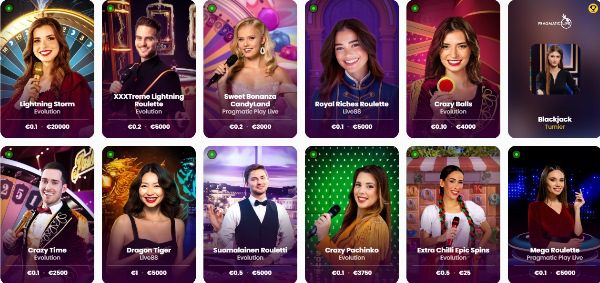 Trickz Live Casino