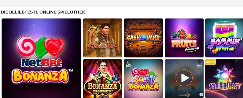 Netbet Casino Spiele