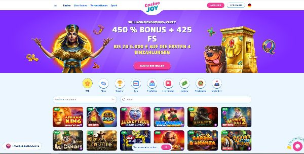 CasinoJoy Startseite