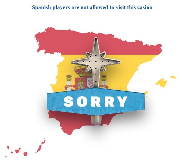 Geo-Blocking bei einem Online Casino für Spanien