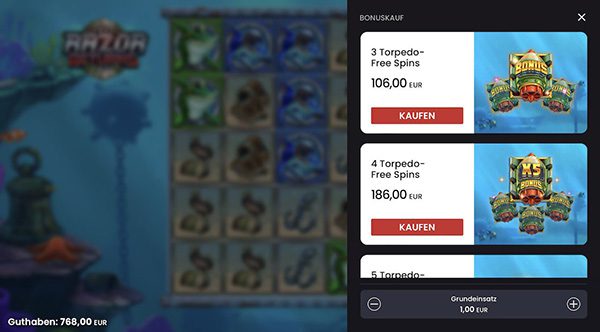 Razor Shark Feature Buy