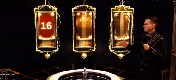 Lightning Roulette Auswahl der Glückszahl