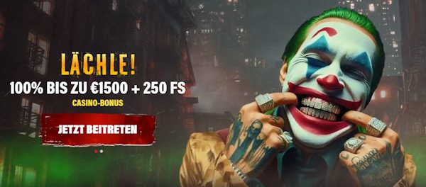 Jokery 3000€ Bonus + 250 Freispiele