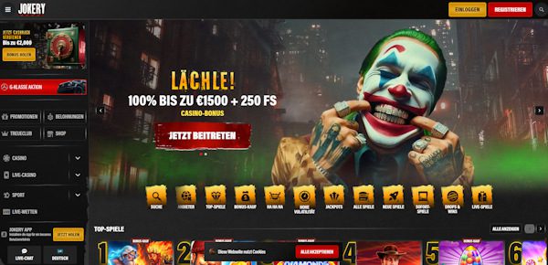 Jokery Casino Startseite