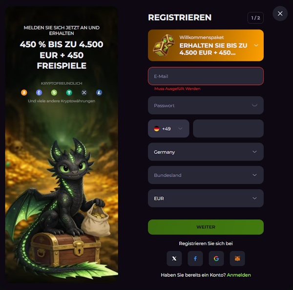 Drakaris Casino Anmeldung