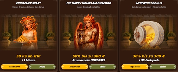Mino Casino Boni für Bestandskunden