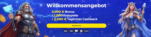 VivaSpin Casino Bonus 5000€ + 1000 FS