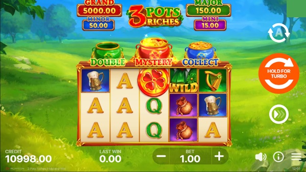 3 Pots Riches Hold & Win von Playson