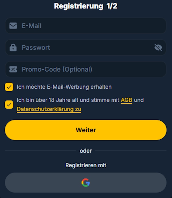 Ego Games Casino Registrierung
