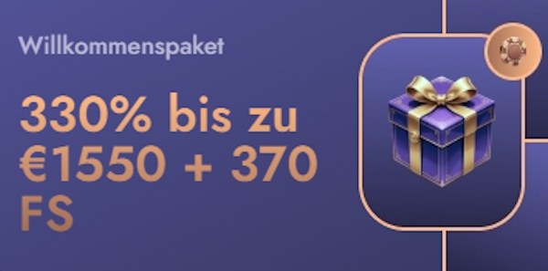 Winoly Willkommenspaket 1550€ + 370 FS